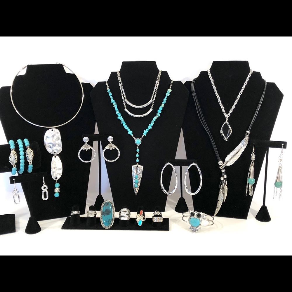 Southwestern turquoise and nature jewelry bundle